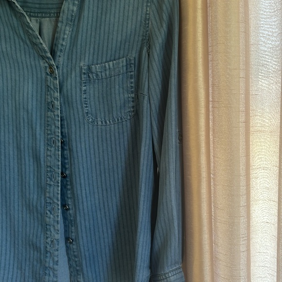 Style & Company denim pin striped on denim blue - Picture 3 of 3